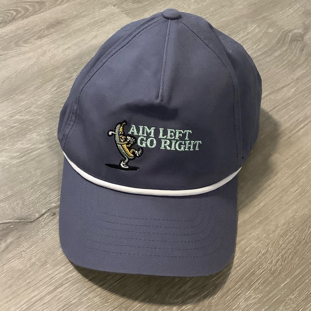 Puma Aim Left Go Right Golf Cap With White Rope